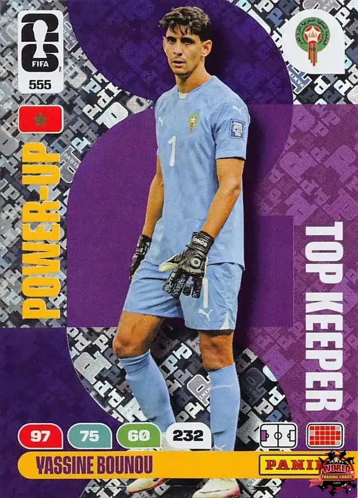 #555|Panini|Adrenlyn XL|FIFA World Cup|2026|Yassine Bounou|Top Keeper