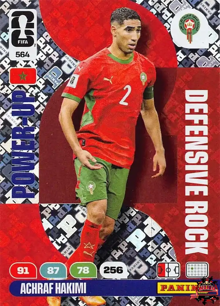 Cromo Trading Card Fútbol-Achraf Hakimi-Marruecos-Panini Adrenalyn