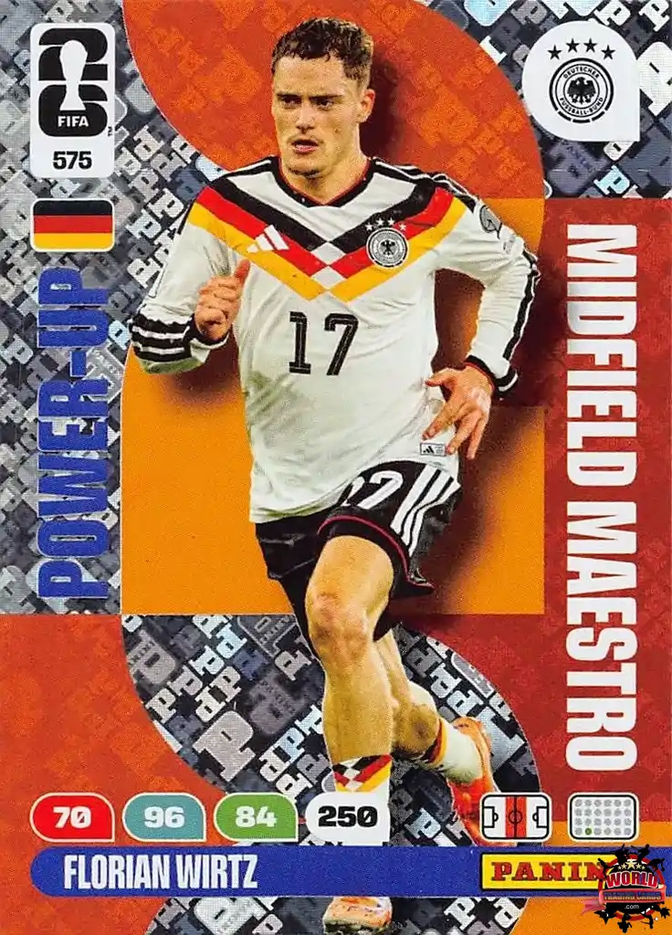 Soccer Trading Card-Florian Wirtz-Germany-Panini Adrenalyn XL Fifa