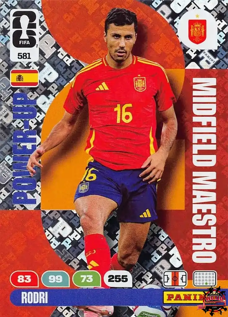 スポーツ選手 PANINI RODRI 09/10 Cromo Trading Card Fútbol-Rodri-España-Panini Adrenalyn XL Fifa