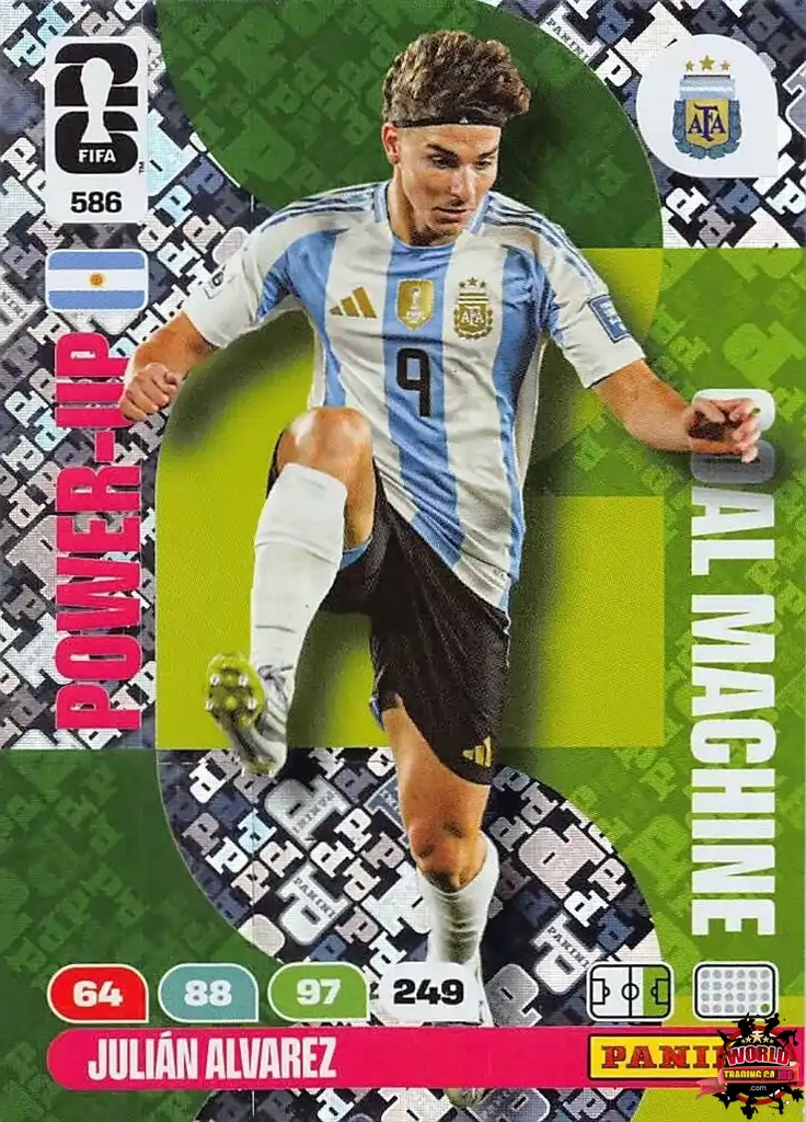 ホゲリアン Cromo Trading Card Fútbol-Julián Álvarez-Argentina-Panini