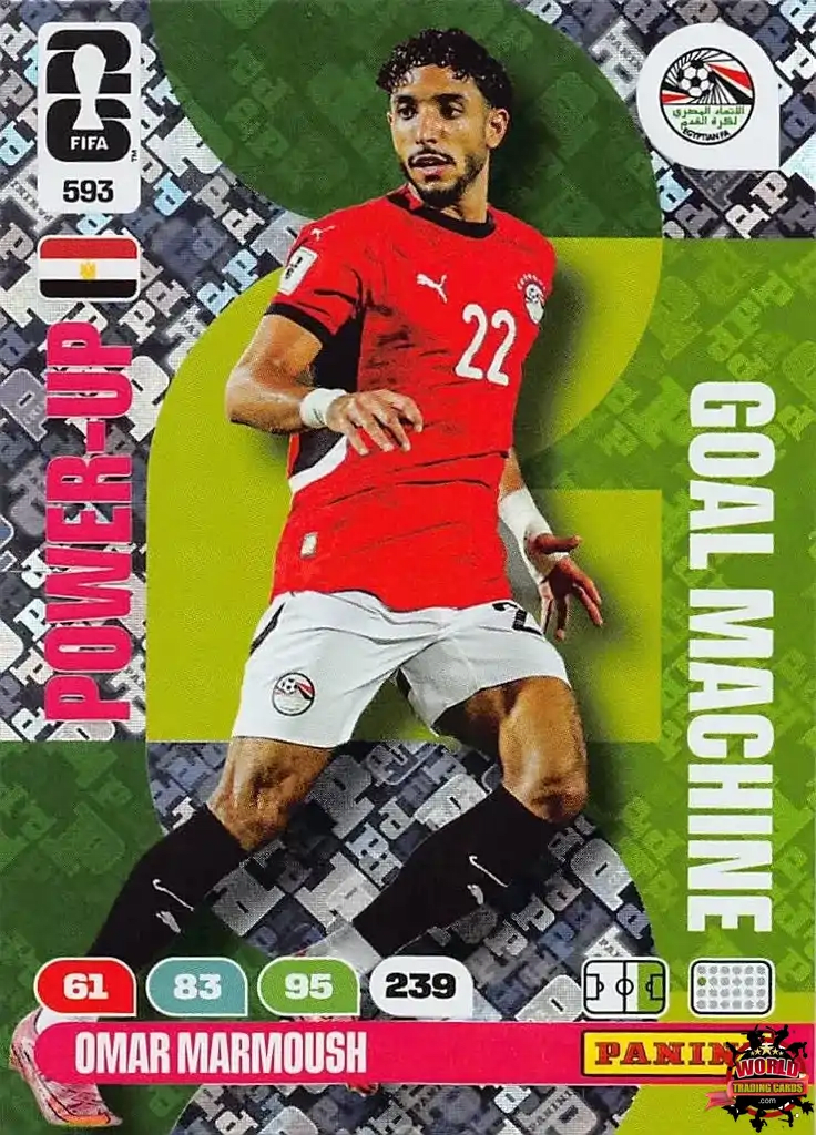 Football Trading Card-Omar Marmoush-Egypt-Panini Adrenalyn XL Fifa