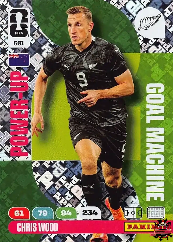 Football Trading Card - Chris Wood - New Zealand - Panini