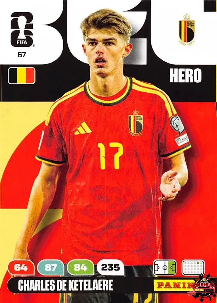 #067|Panini|Adrenlyn XL|FIFA World Cup|2026|Charles De Ketelaere|BASICO