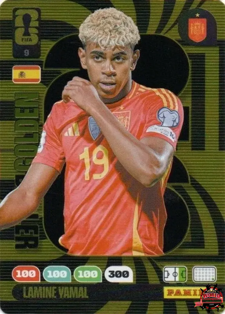 #009|Panini|Adrenlyn XL|FIFA World Cup|2026|Lamine Yamal|Golden Baller