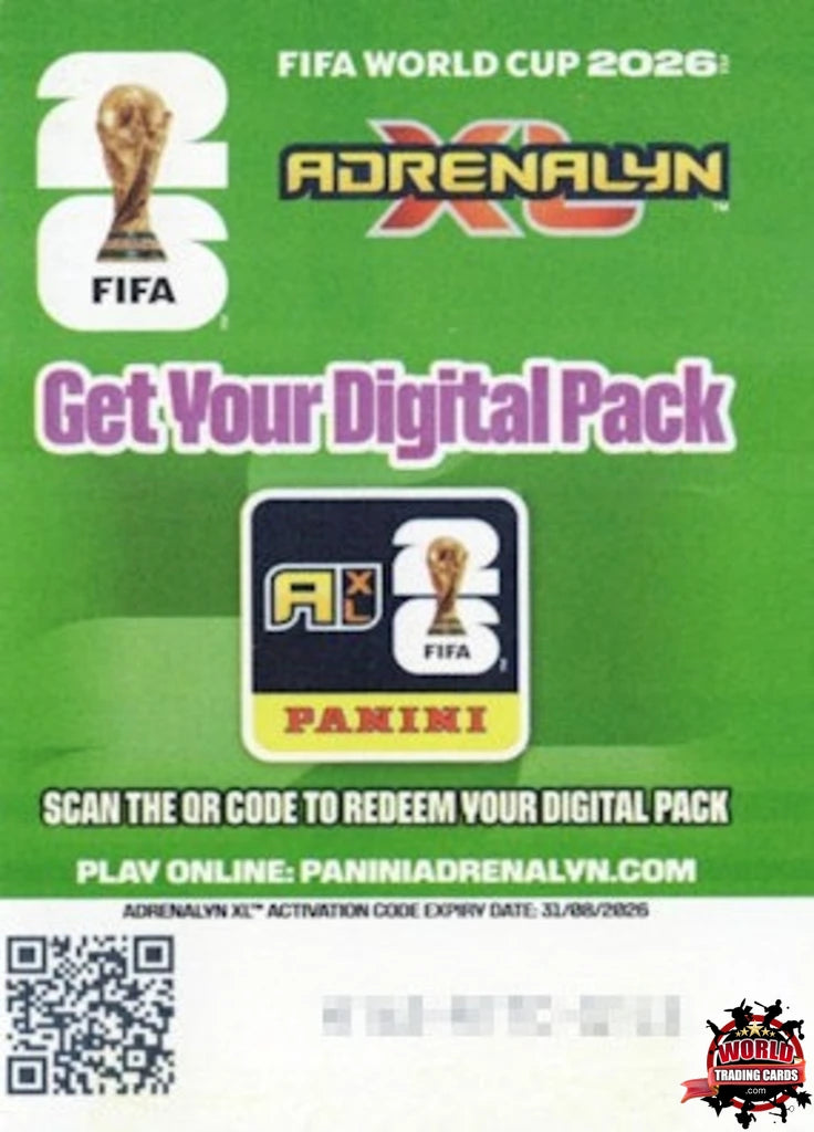 #DP01|Panini|Adrenlyn XL|FIFA World Cup|2026|Digital Pack|Código Invalido-Solo Colección