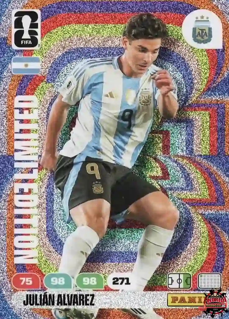 #LE1|Panini|Adrenlyn XL|FIFA World Cup|2026|Julián Alvarez|Limited Edition