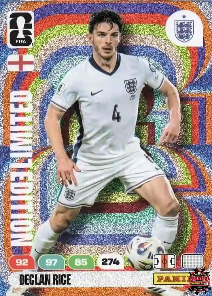 #LE27|Panini|Adrenlyn XL|FIFA World Cup|2026|Declan Rice|Limited Edition