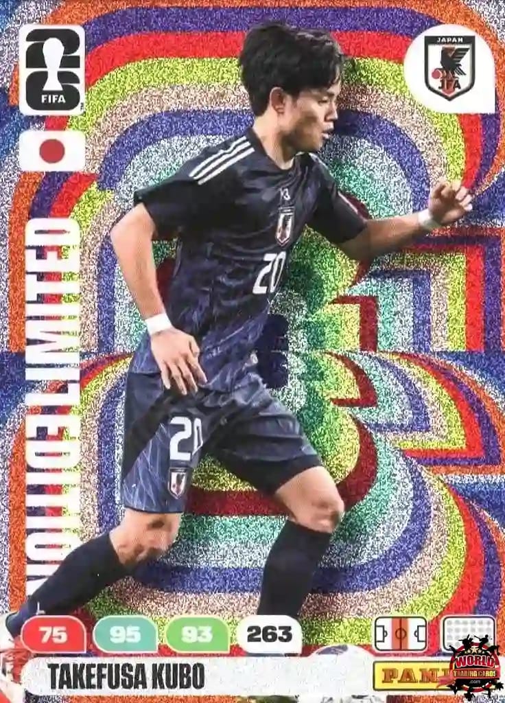 Football Trading Card-Takefusa Kubo-Japan-Panini Adrenalyn XL FIFA