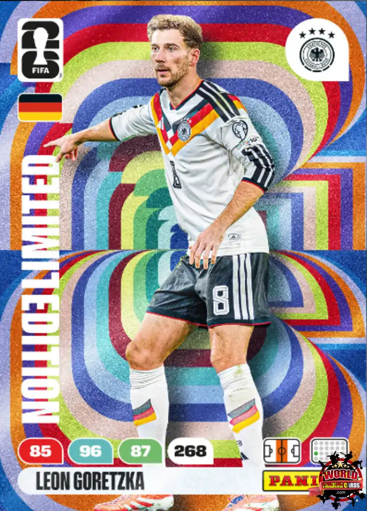 Cromo Trading Card Fútbol-Leon Goretzka-Alemania-Panini Adrenalyn