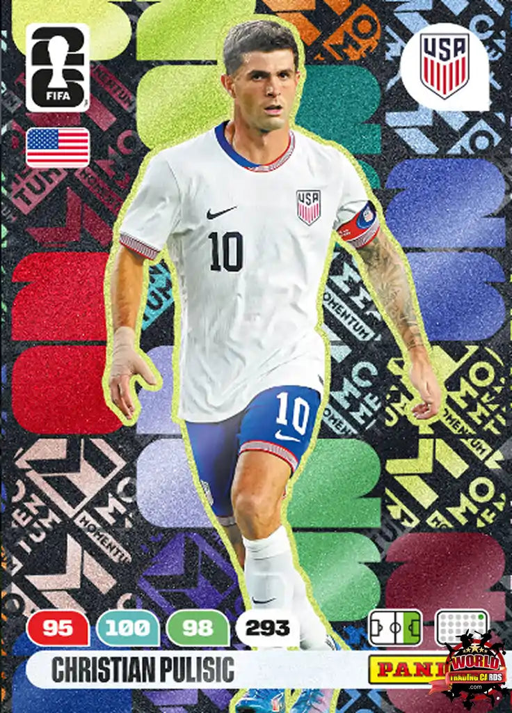 Soccer Trading Card-Christian Pulisic-United States-Panini