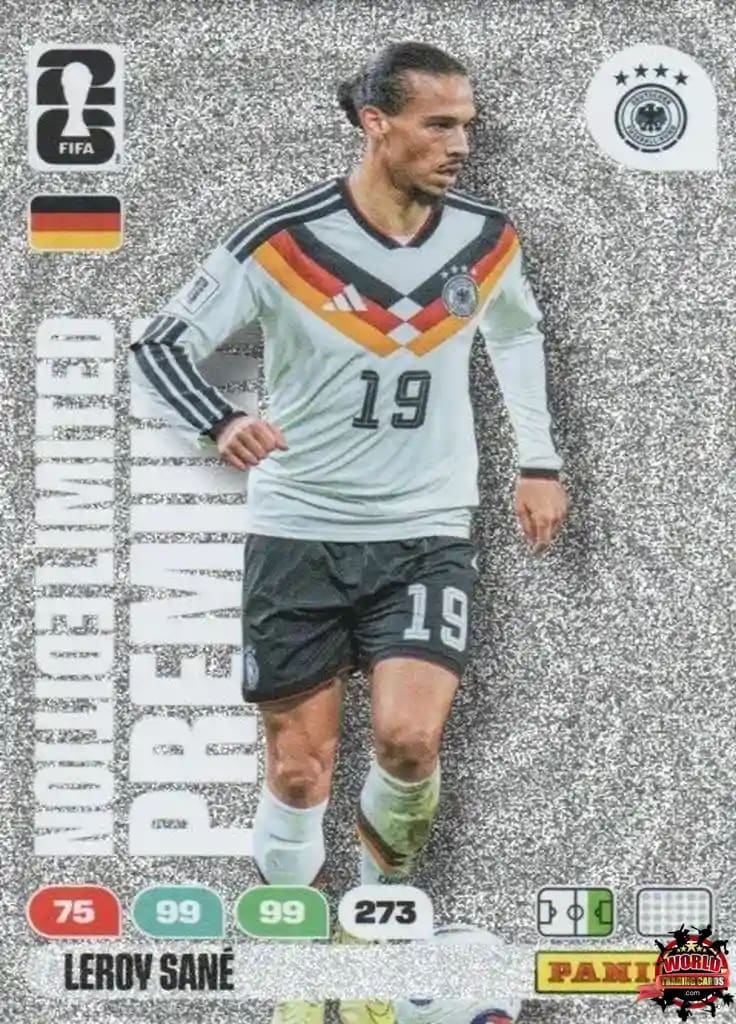 Football Trading Card - Leroy Sané - Germany - Panini Adrenalyn XL