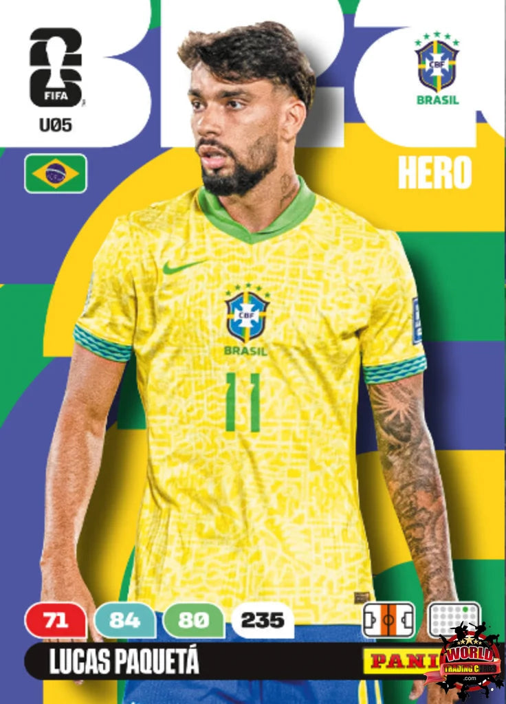 #U05|Panini|Adrenlyn XL|FIFA World Cup|2026|Lucas Paquetá|Update