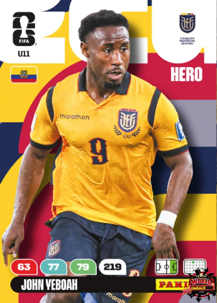 #U11|Panini|Adrenalyn XL|FIFA World Cup|2026|John Yeboah|Update