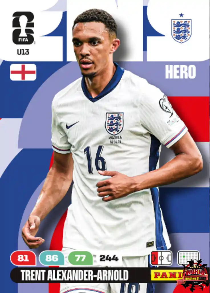 #U13|Panini|Adrenlyn XL|FIFA World Cup|2026|Trent Alexander-Arnold|Update