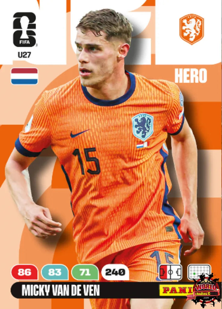 #U27|Panini|Adrenlyn XL|FIFA World Cup|2026|Micky van de Ven|Update