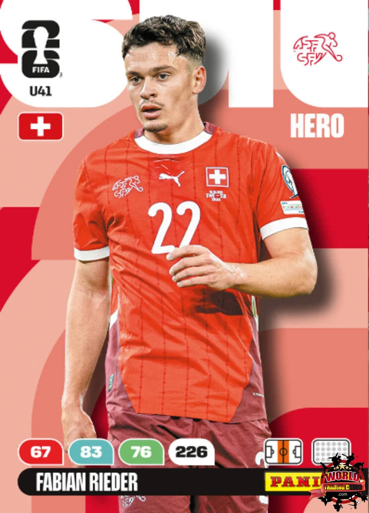 #U41|Panini|Adrenlyn XL|FIFA World Cup|2026|Fabian Rieder|Update