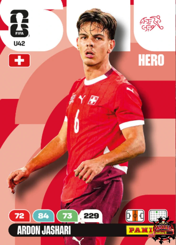#U42|Panini|Adrenlyn XL|FIFA World Cup|2026|Ardon Jashari|Update