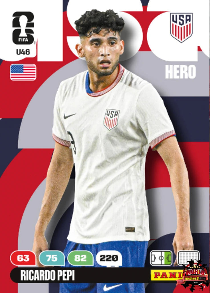 #U46|Panini|Adrenlyn XL|FIFA World Cup|2026|Ricardo Pepi|Update