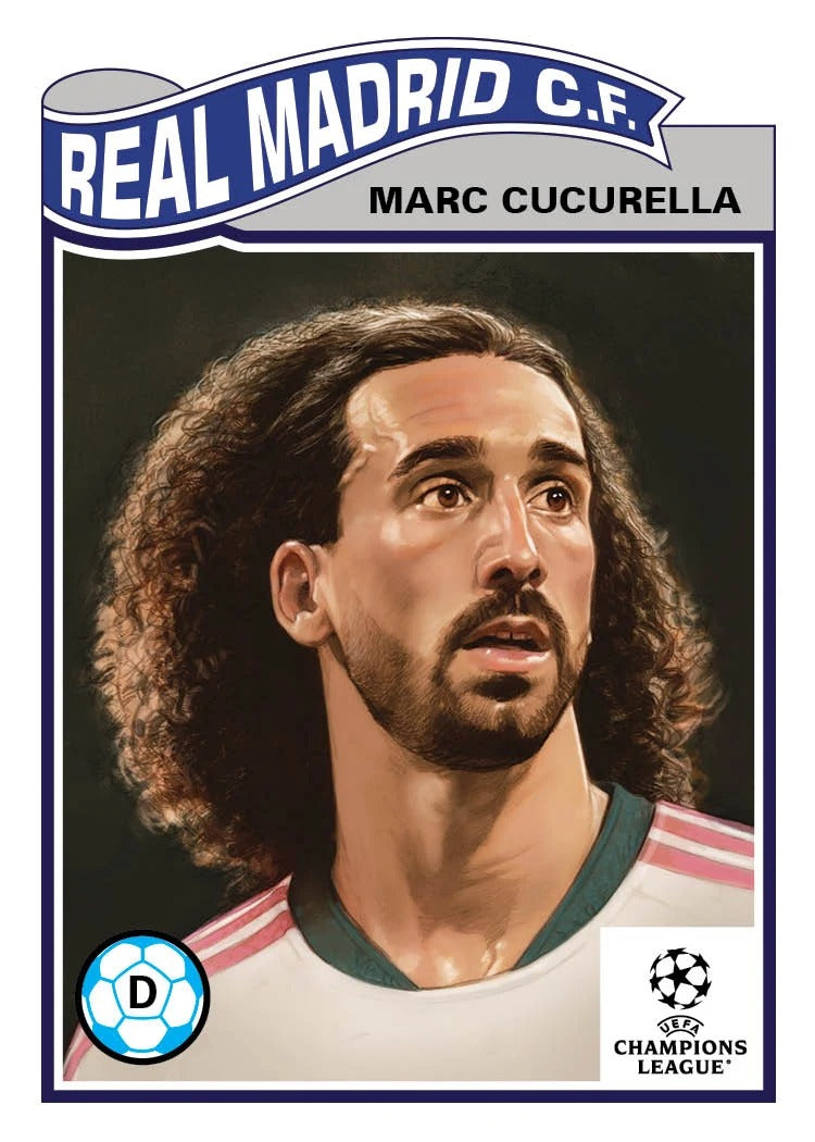 2026 | Topps | Living Set | UCC | #906 | Marc Cucurella | Real Madrid | BAJO PEDIDO | ENVÍO 30 días aproximadamente desde la fecha de compra.