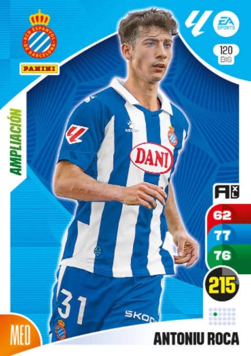 Antoniu Roca - Panini Adrenalyn XL La Liga 2024/2025 - #120 Bis - Ampliación - Español