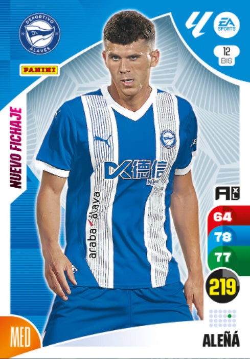 Aleñá - Panini Adrenalyn XL La Liga 2024/2025 - #012 Bis -  Nuevo Fichaje - Alavés
