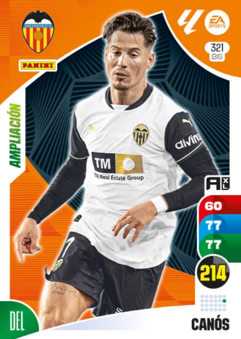 Panini Adrenalyn XL La Liga 2024/2025 - #321 Bis-. Canós - Ampliación - Valencia