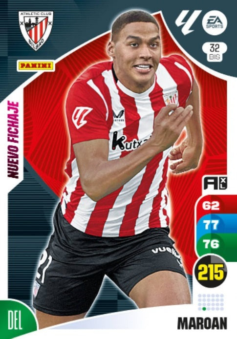Maroan - Panini Adrenalyn XL La Liga 2024/2025 - #032 Bis - Nuevo Fichaje - Athletic
