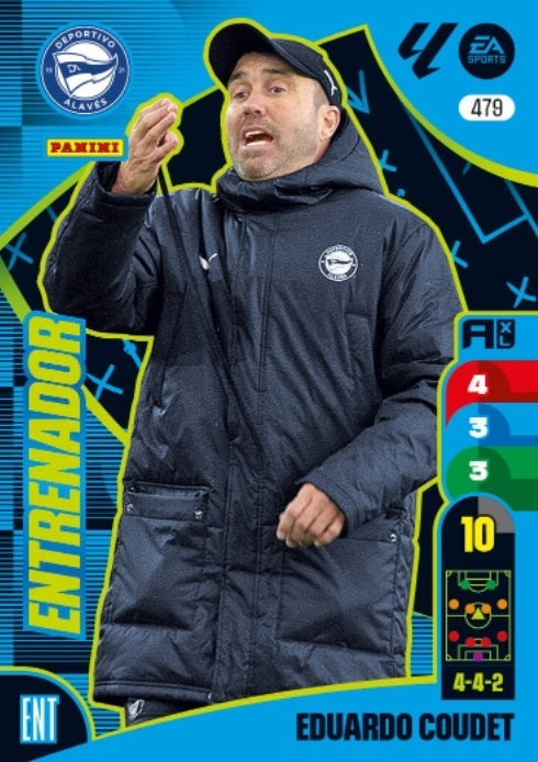 Eduardo Coudet - Panini Adrenalyn XL La Liga 2024/2025 - #479 - CD Alavés - Entrenador