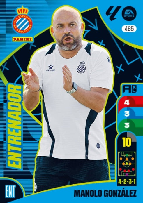 Manolo González - Panini Adrenalyn XL La Liga 2024/2025 - #485 - Español - Entrenador