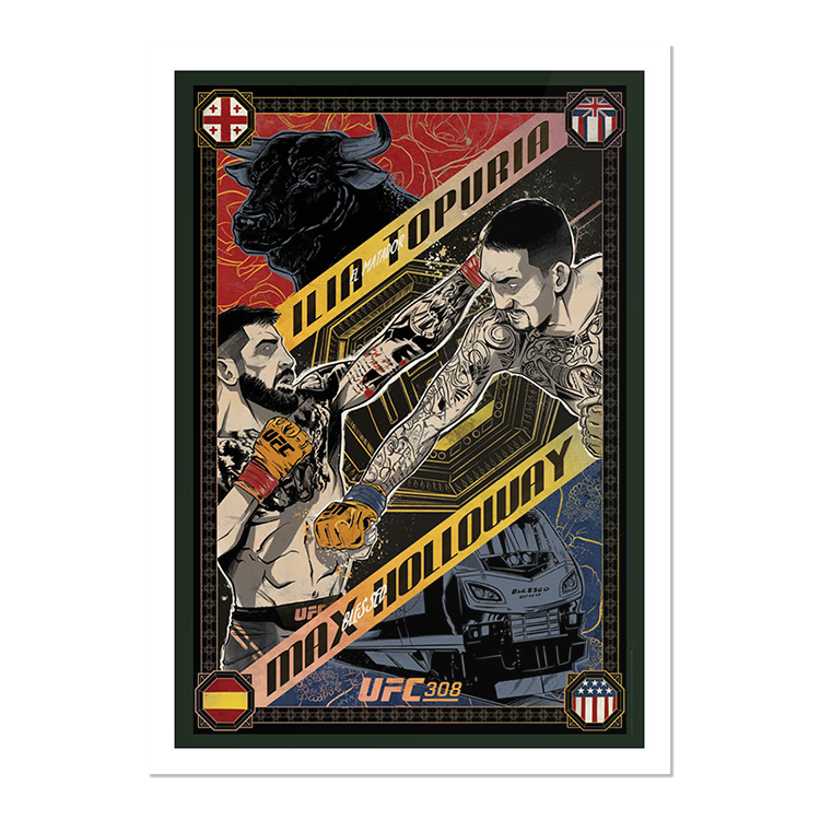 ILia Topuria - 2024 - Topps Now UFC - Wins 1st UFC - #027 - World Trading Cards