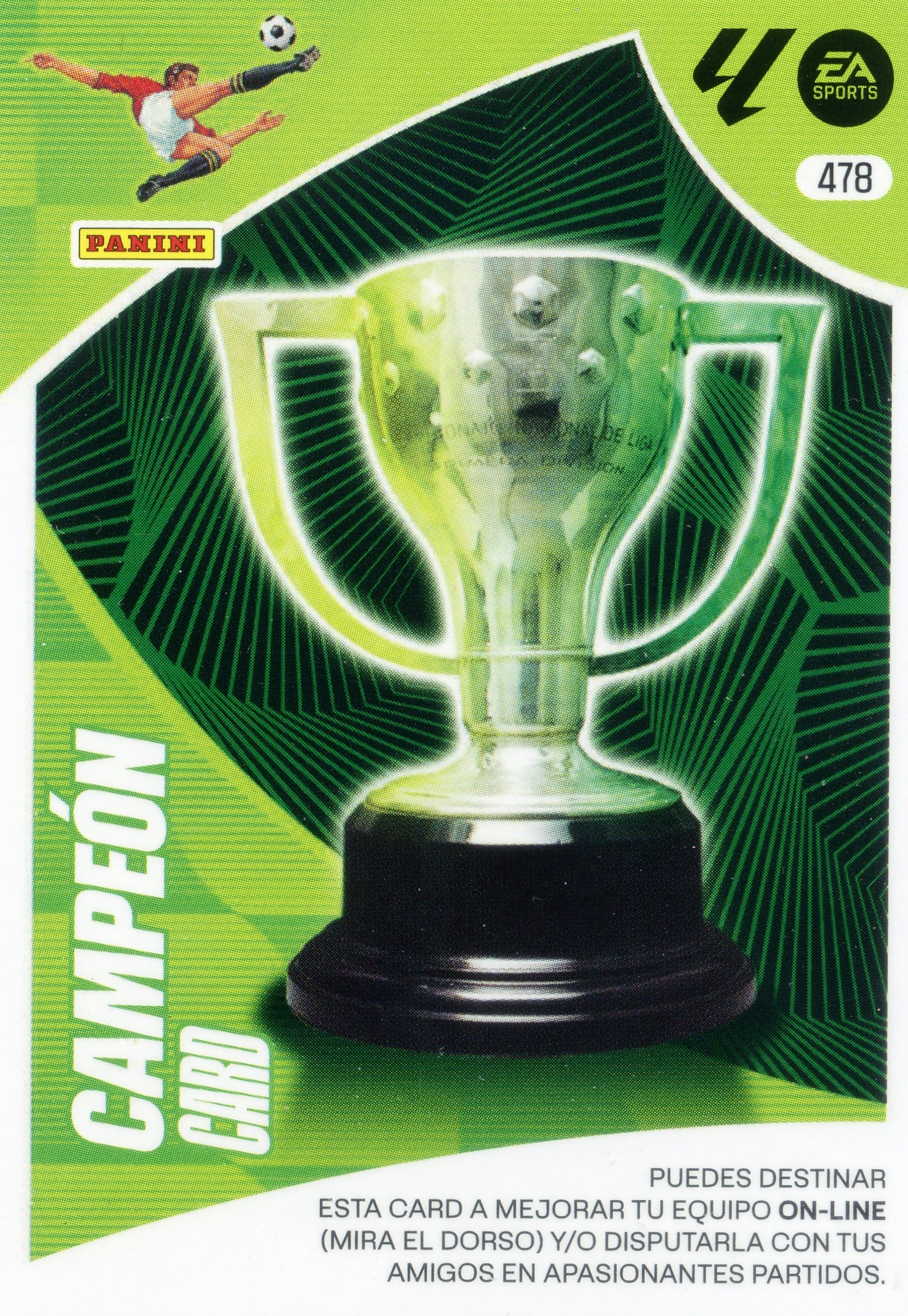 Panini Adrenalyn XL La Liga 2024/2025 - #478 - CARD CAMPEÓN - 1ª Edición, Cromo RAW