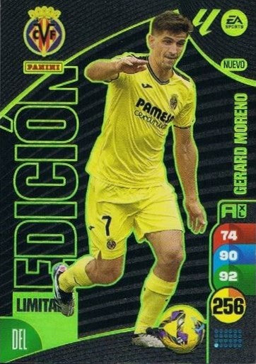 Gerard Moreno - Panini Adrenalyn XL La Liga 2024/2025 - Edición Limitada