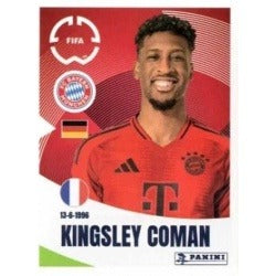 Panini Club World Cup 2025 #135 -  Kingsley Coman (FC Bayern Munich)
