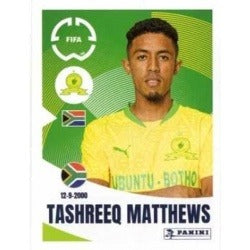 Panini Club World Cup 2025 #405 -  Tashreeq Matthews (Mamelodi Sundowns FC)