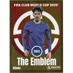 Panini Club World Cup 2025 #073 -  Vitinha - The Emblem (Paris Saint-Germain)