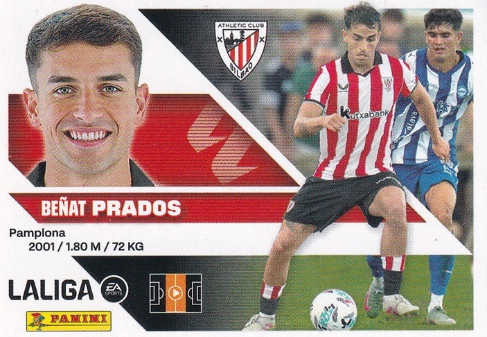 Panini | Liga Este | 2026-2027 | Athletic Club | Basico | #13Bis | Prados | Coloca | 2ª Edición