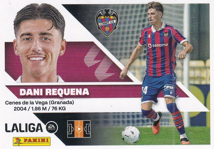 Panini | Liga Este | 2026-2027 | Levante UD | Basico | #013 | Dani Requena | 2ª Edición