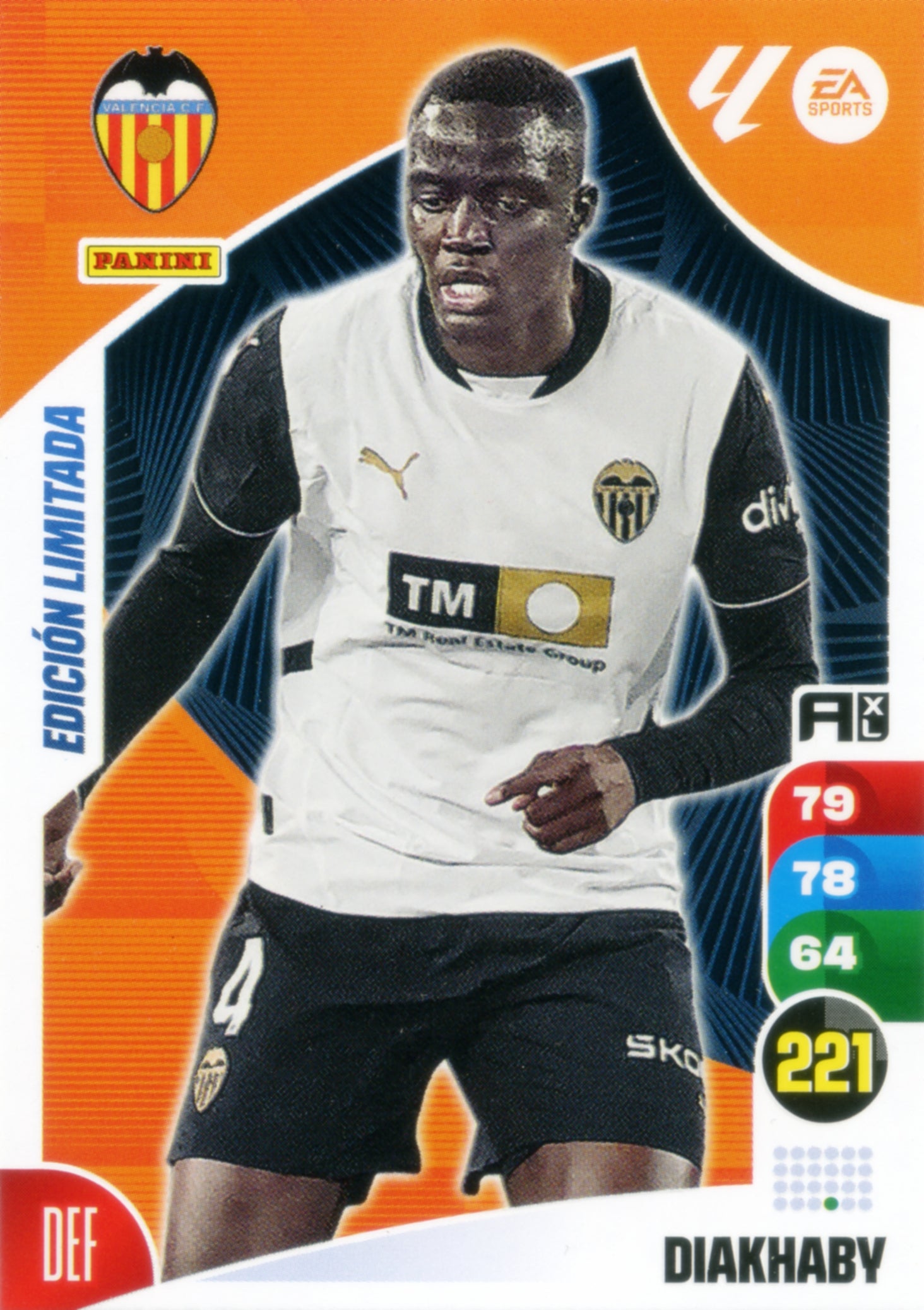 Diakhaby - Panini Adrenalyn XL La Liga 2024/2025 - Valencia - Last Moment - Edición Limitada