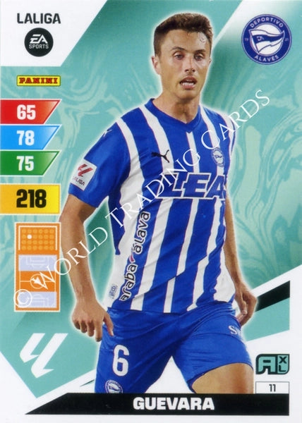 Cromo Trading Card Fútbol-Guevara-Alaves-Panini Adrenalyn XL 2023-2024-#011-Básico