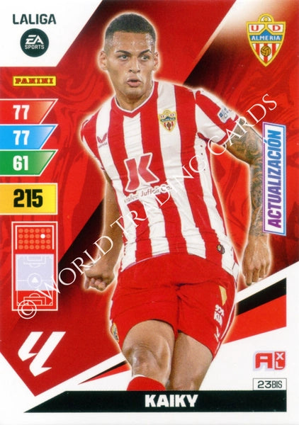 Cromo Trading Card Fútbol-Kayky-Almeria-Panini Adrenalyn XL 2023-2024-#023bis-Básico