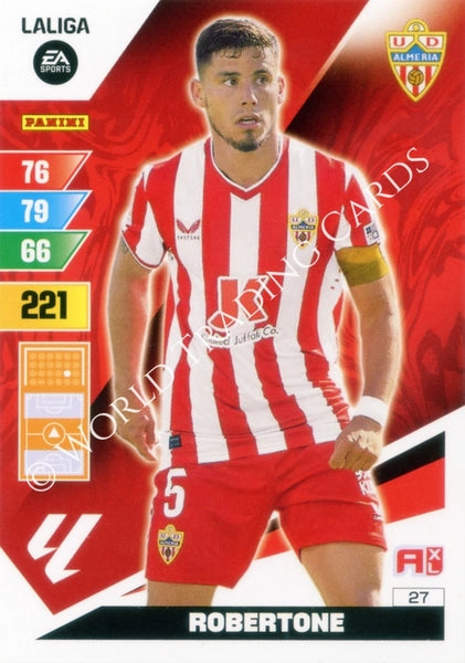 Cromo Trading Card Fútbol-Robertone-Almeria-Panini Adrenalyn XL 2023-2024-#027-Básico