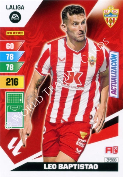 Cromo Trading Card Fútbol-Leo Baptistao-Almeria-Panini Adrenalyn XL 2023-2024-#035bis-Básico