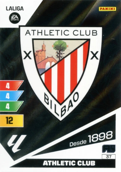 Cromo Trading Card Fútbol-Escudo-Athletic Club-Panini Adrenalyn XL 2023-2024-#037-Básico