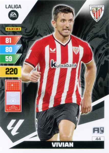 Cromo Trading Card Fútbol-Vivian-Athletic Club-Panini Adrenalyn XL 2023-2024-#044-Básico