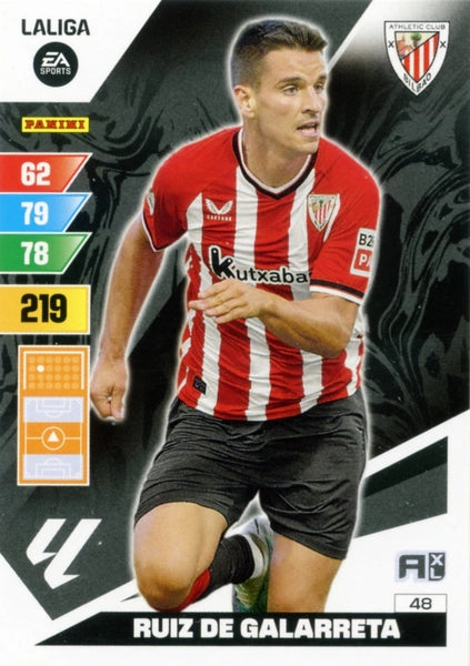 Cromo Trading Card Fútbol-Ruiz de Galarreta-Athletic Club-Panini Adrenalyn XL 2023-2024-#048-Básico