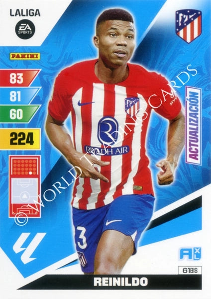 Cromo Trading Card Fútbol-Reinildo--Atletico de Madrid-Panini Adrenalyn XL 2023-2024-#061bis-Básico