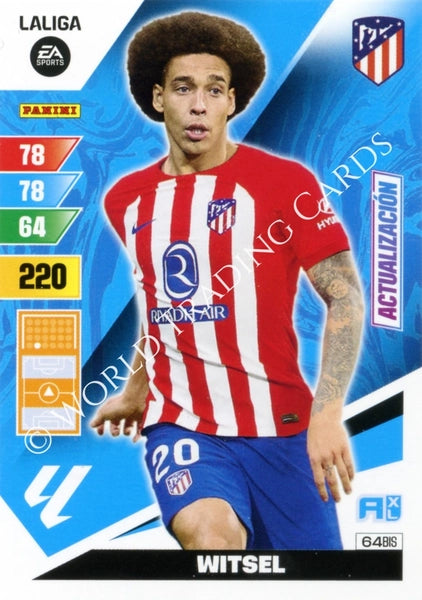 Cromo Trading Card Fútbol-Witsel-Atletico de Madrid-Panini Adrenalyn XL 2023-2024-#064bis-Básico