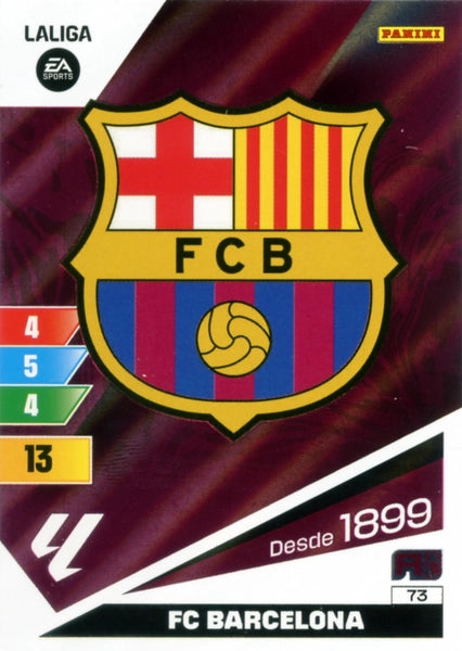 Cromo Trading Card Fútbol-Escudo-Barcelona-Panini Adrenalyn XL 2023-2024-#073-Básico