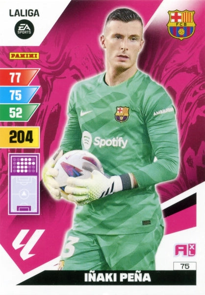 Cromo Trading Card Fútbol-Inaki Pena-Barcelona-Panini Adrenalyn XL 2023-2024-#075-Básico